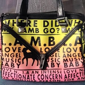 L.A.M.B. Dayglo Sunrise Handbag